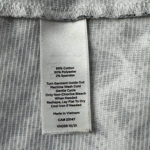 Talbots Petite Large Top Floral Stretch High-Neck Sleeveless Textured Multicolor - Picture 6 of 6